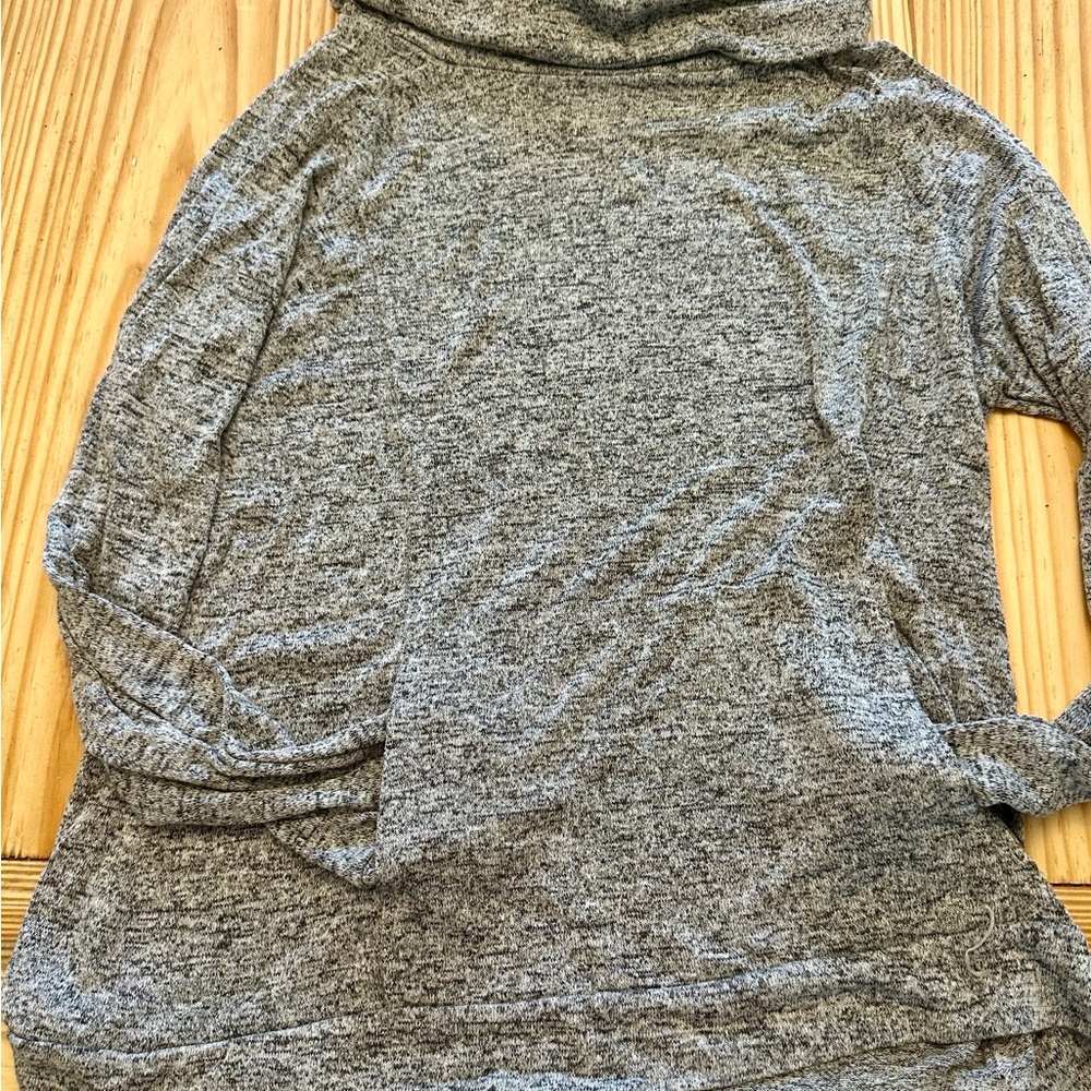 Charcoal Cowl Neck Women's Sweater